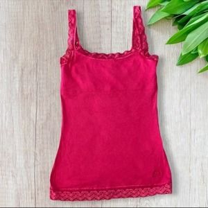 Kirra Lace Trim Pink Camisole Size Small